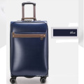 Fashion Pu leather travel business luggage suitcase